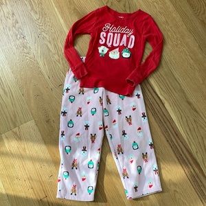 Carters Christmas pajama set